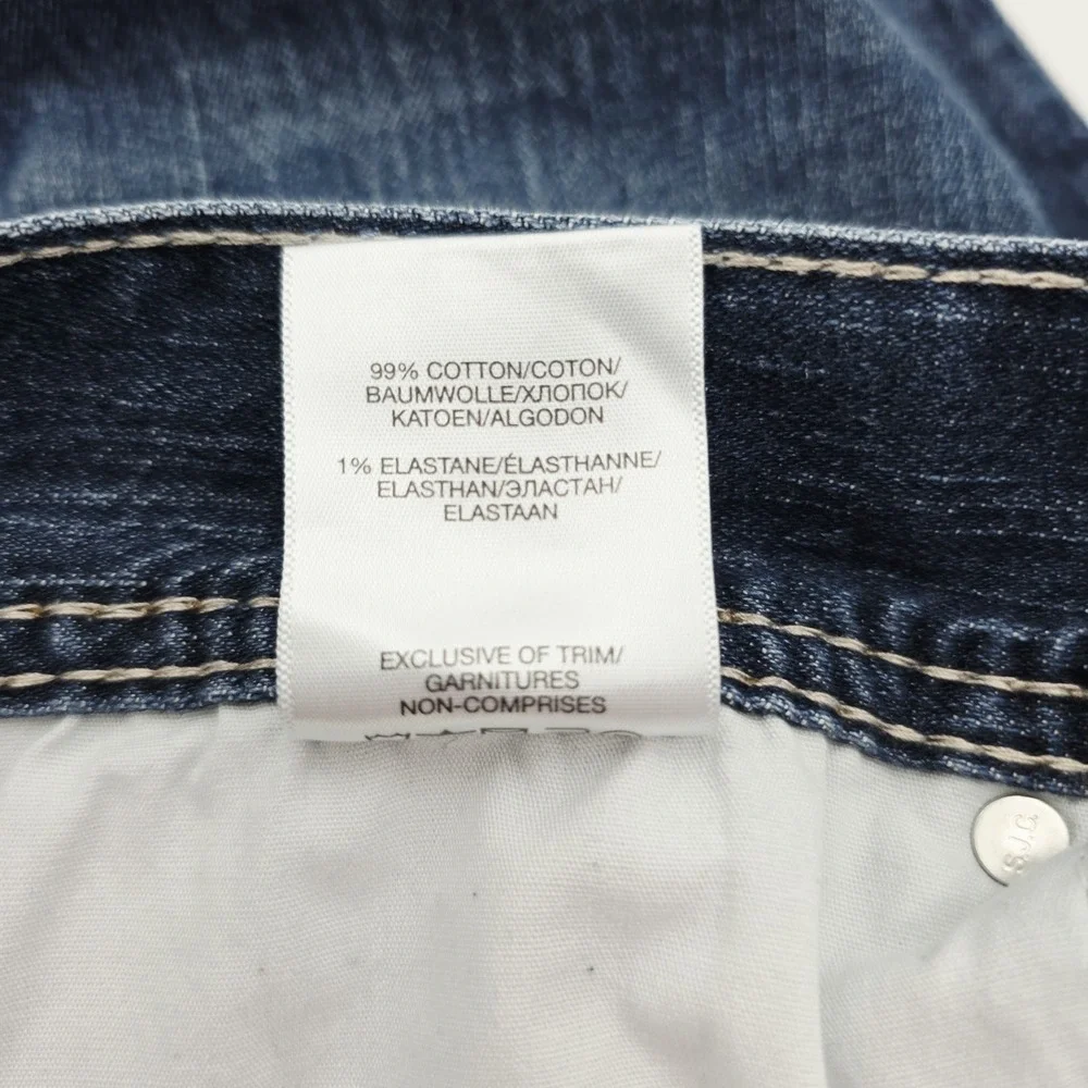 Silver Jeans Co Zac Men 32x30 Relaxed Straight Red Line Selvedge Denim M4408